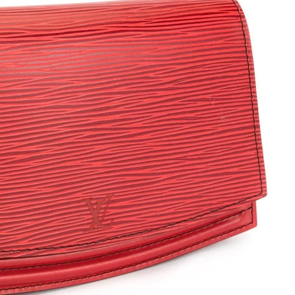 Louis Vuitton Vintage Limited Edition Red Epi Tilsitt Belt Bag